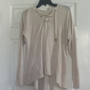 Off White Long Sleeve Blouse